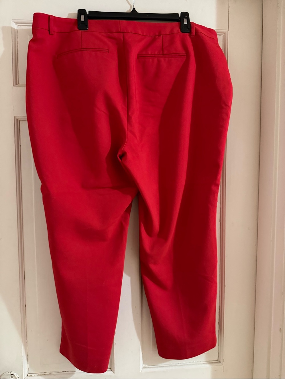 Lane Bryant Red Cropped Stretch Ankle Pants - Picture 2 of 2